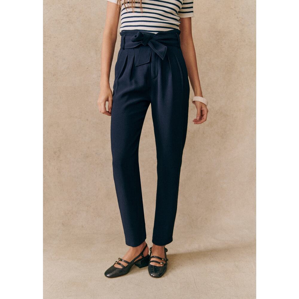 S�zane 'Austin' Navy Trousers Size 36
